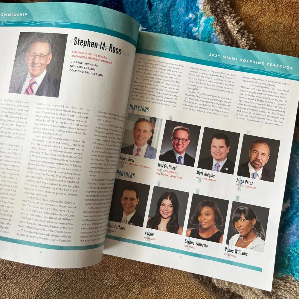 Miami Dolphin Yearbook 2021 - Picture 6 of 10